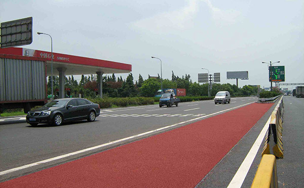 彩色陶瓷颗粒路面